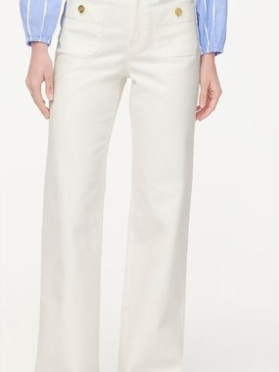 J. Crew Denim - NWT J. Crew Sailor Slim Wide-Leg Jeans Trousers Pants Sz 30 NEW Summer Travel